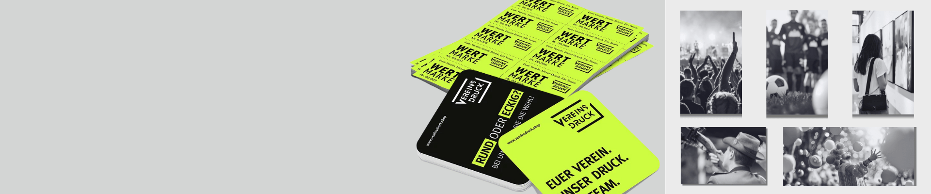 Eure Drucksachen<br /> – schnell und professionell!